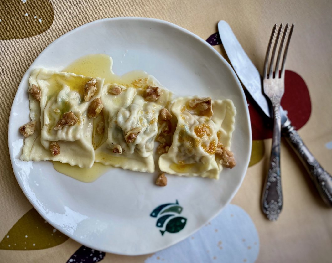 Ravioli z łososiem